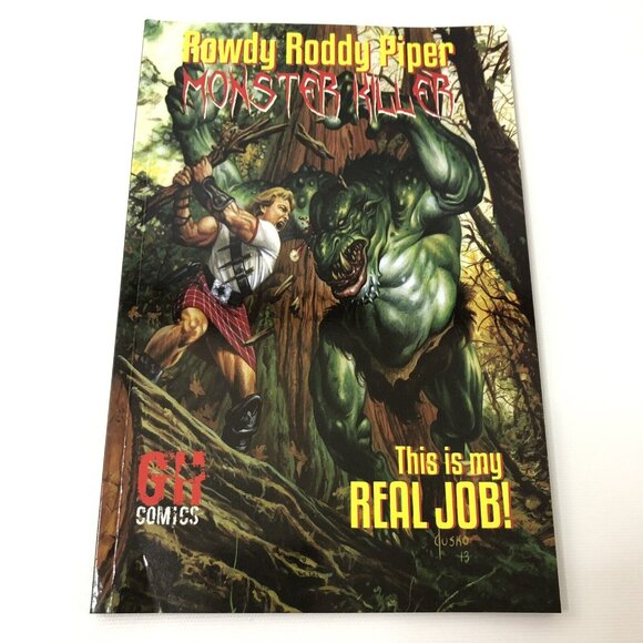 Rowdy Roddy Piper Monster Killer Grind House Comics Graphic Novel Comic Book - Picture 2 of 10